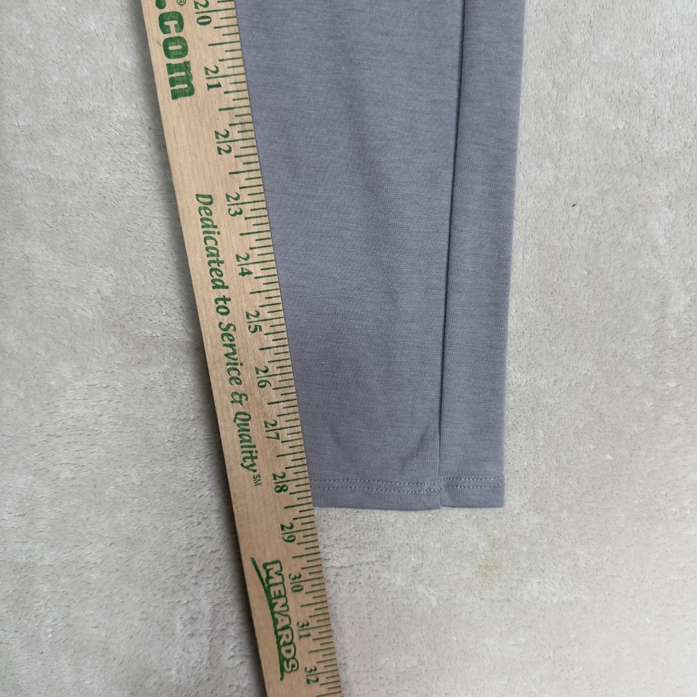 LUNYA Women's Medium Light Gray Lounge Pants Made in USA Supima Cotton Luxury - Picture 5 of 9